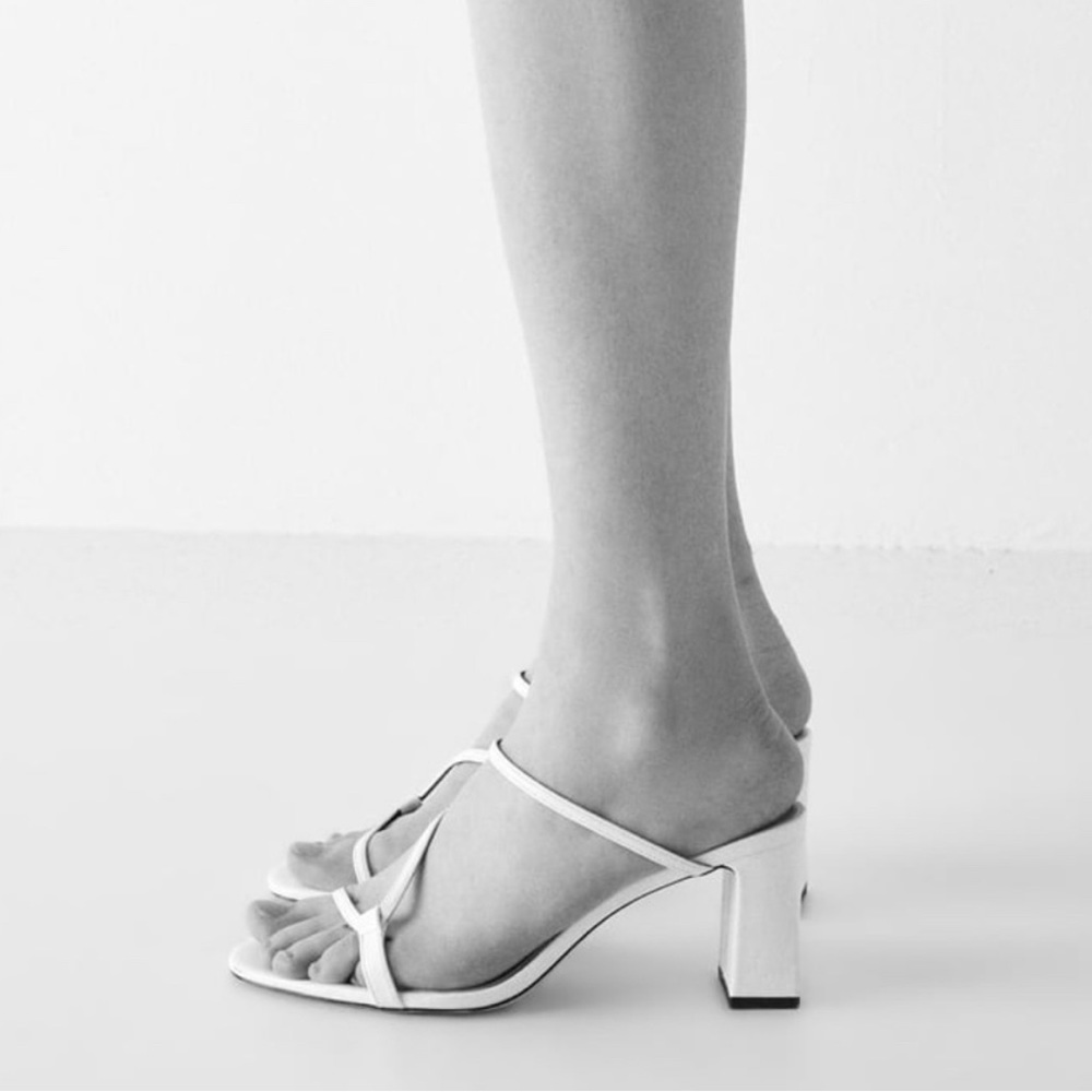 Zara asymmetrical heels